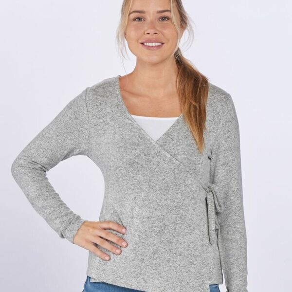 Women's Cuddle Wrap Top Thumbnail
