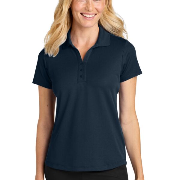 Women's Plaited Pique Polo Thumbnail