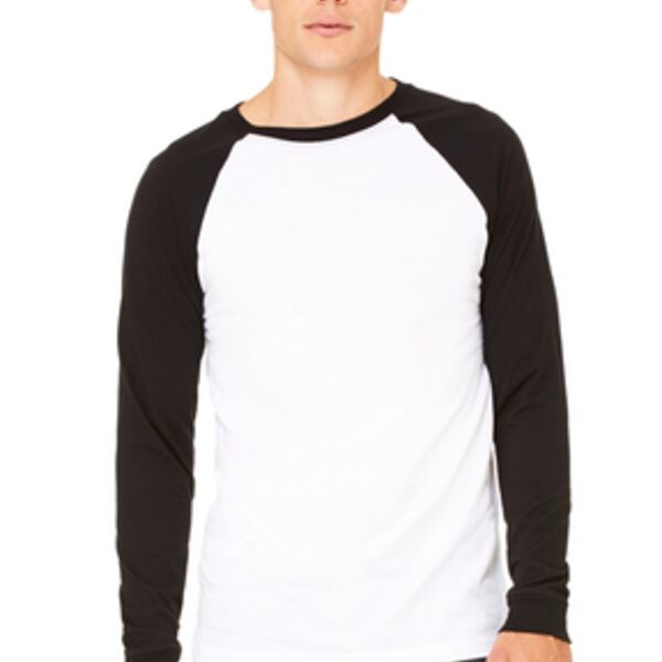 Copy of Bella + Canvas - Long Sleeve Jersey Baseball Tee - 3000 Thumbnail